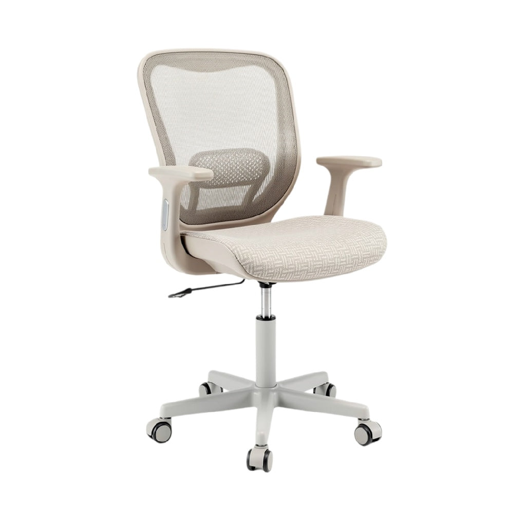 **Chaise de bureau ergonomique avec dossier en mesh et roulettes**